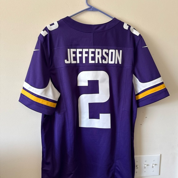 Purple Vikings Jersey with Number 2 - Picture 7 of 7